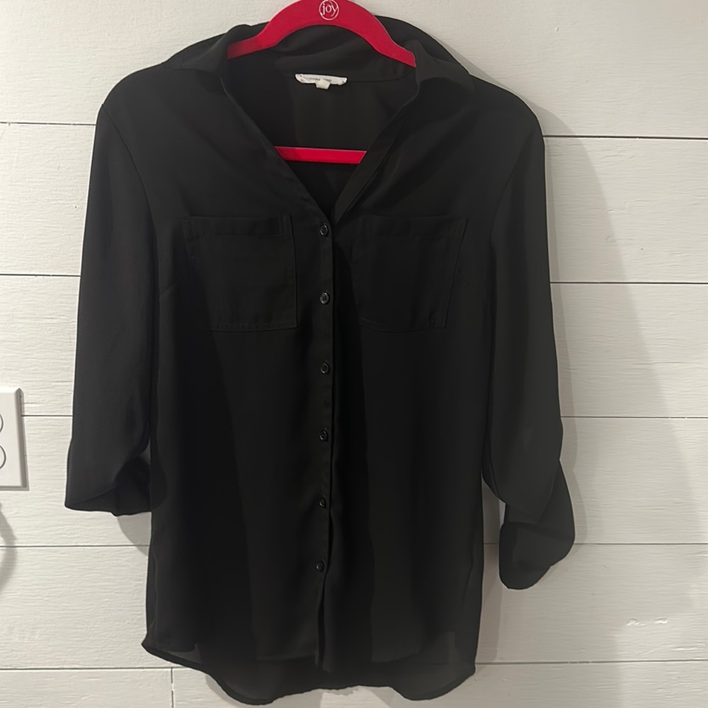 Black Button Down Shirt
